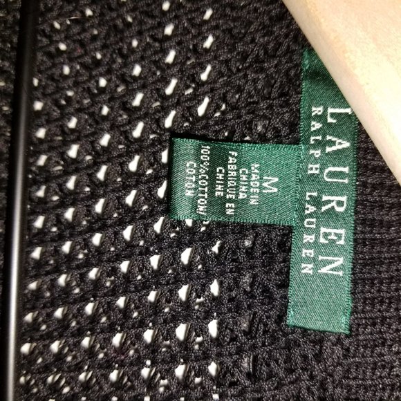 Ralph Lauren Leather Lined Cardigan - Picture 4 of 4